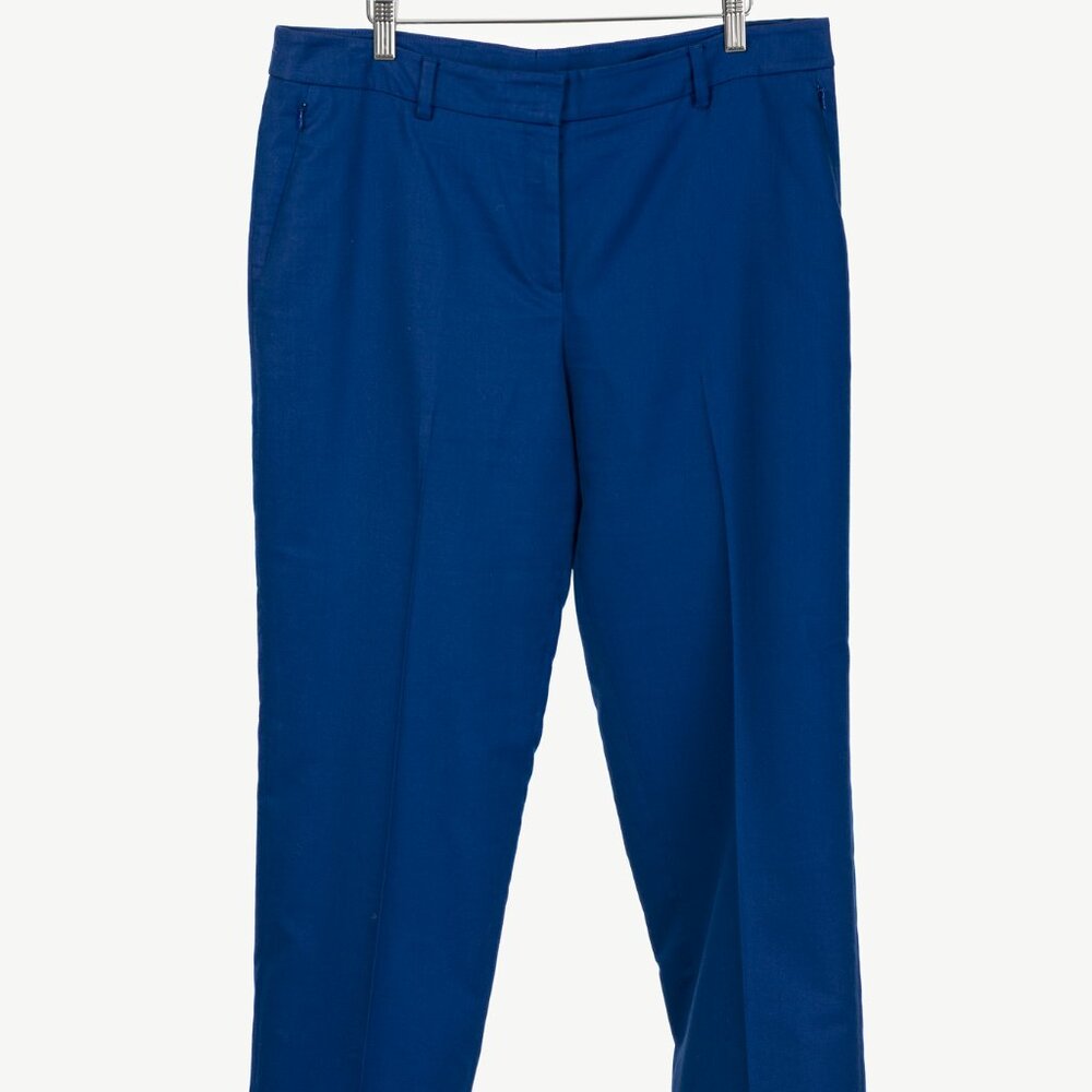 Akris 100 Years Ink Cotton & Silk Double Face Trousers